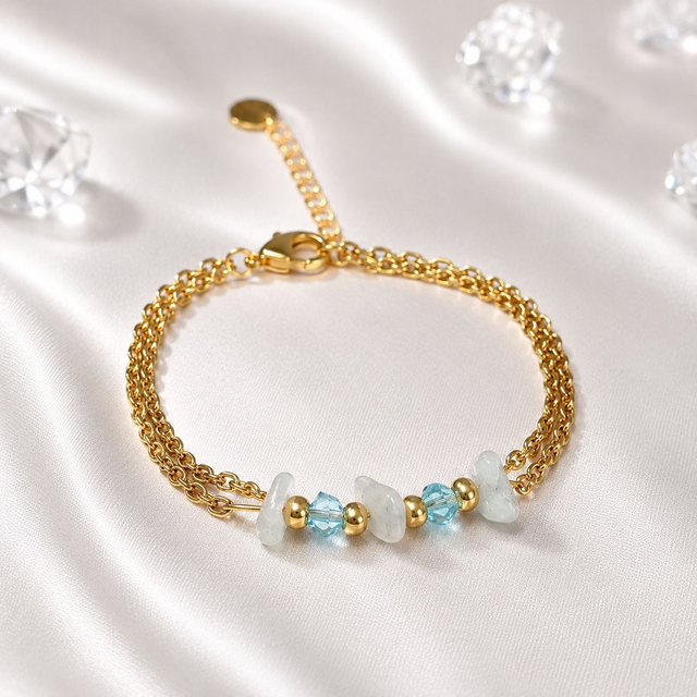 Bracelet Aigue-marie