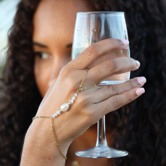 Chaîne de main Nacre personnalisable – Couleurs au choix