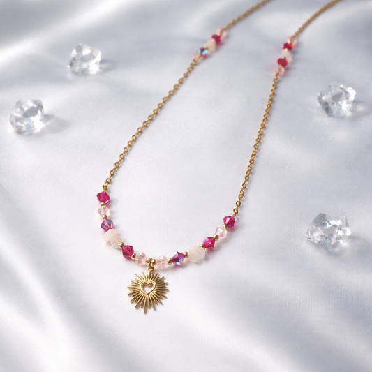 Bijou de taille Quartz rose
