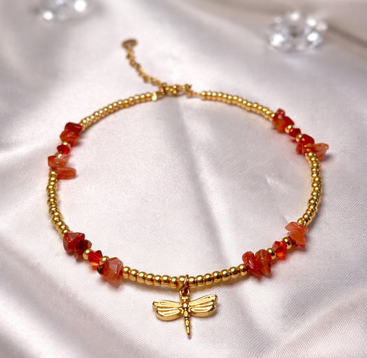 Chevillère Agate rouge